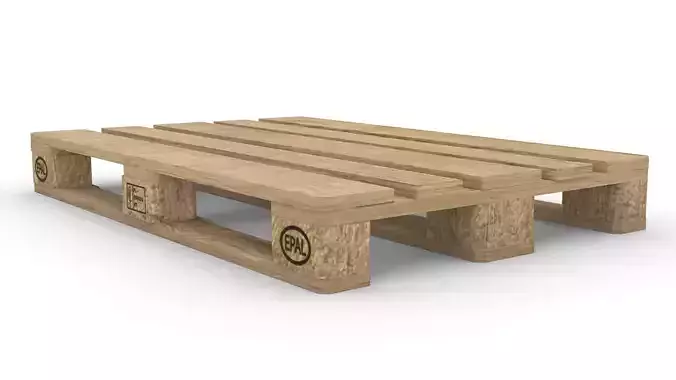 EUR-EPAL pallet 3D model