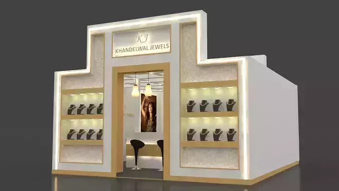 Jewellery  Stall  Desing 5X6 30 Sqmtr