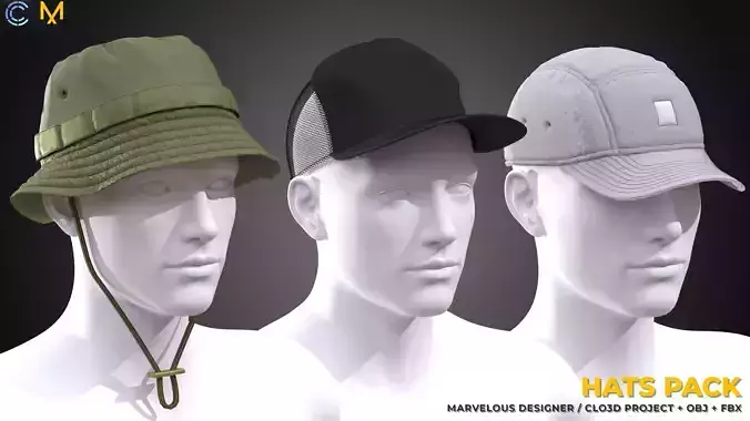 Mens Hats pack