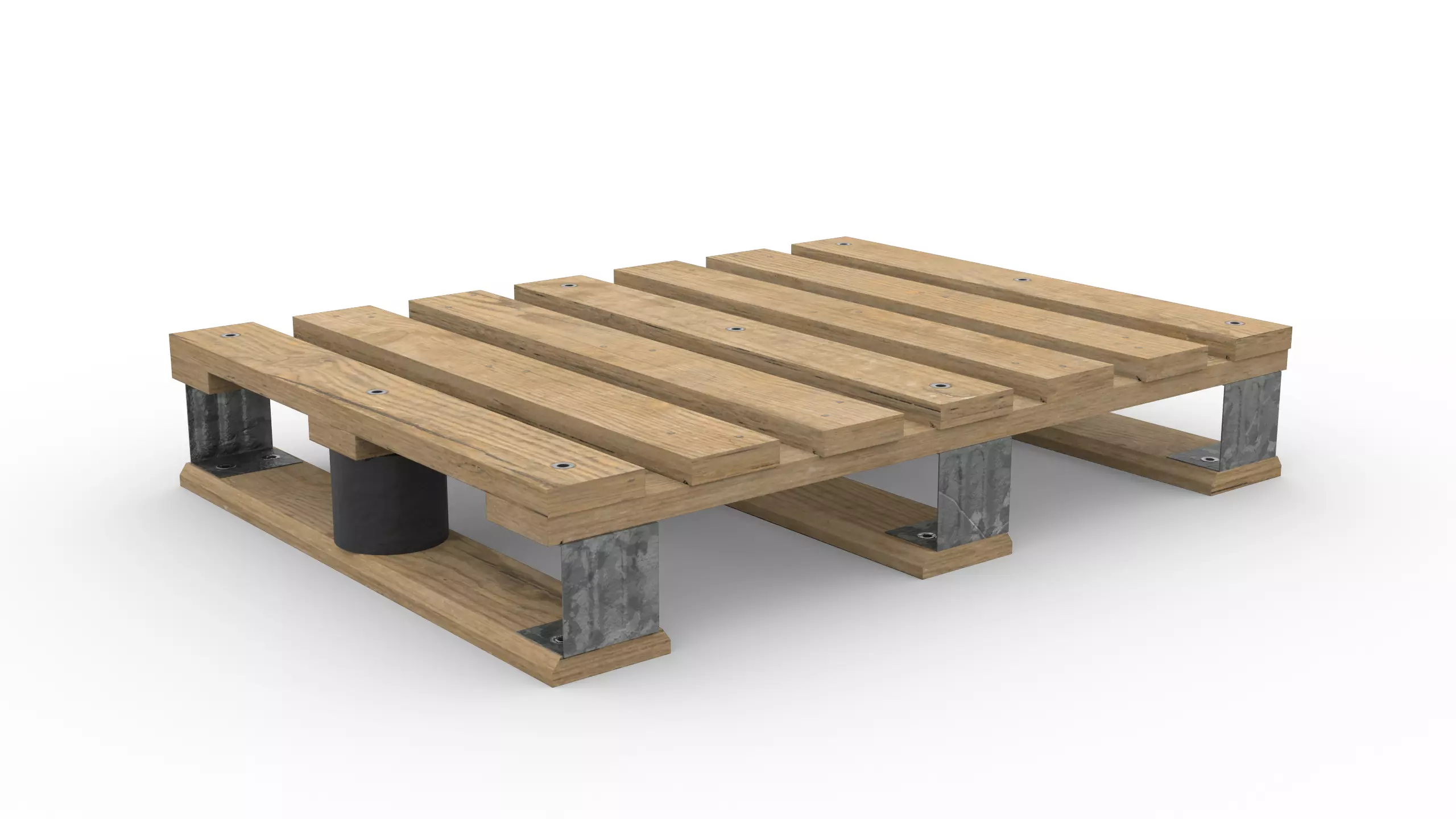 DHP pallet Low-poly 3D model_0
