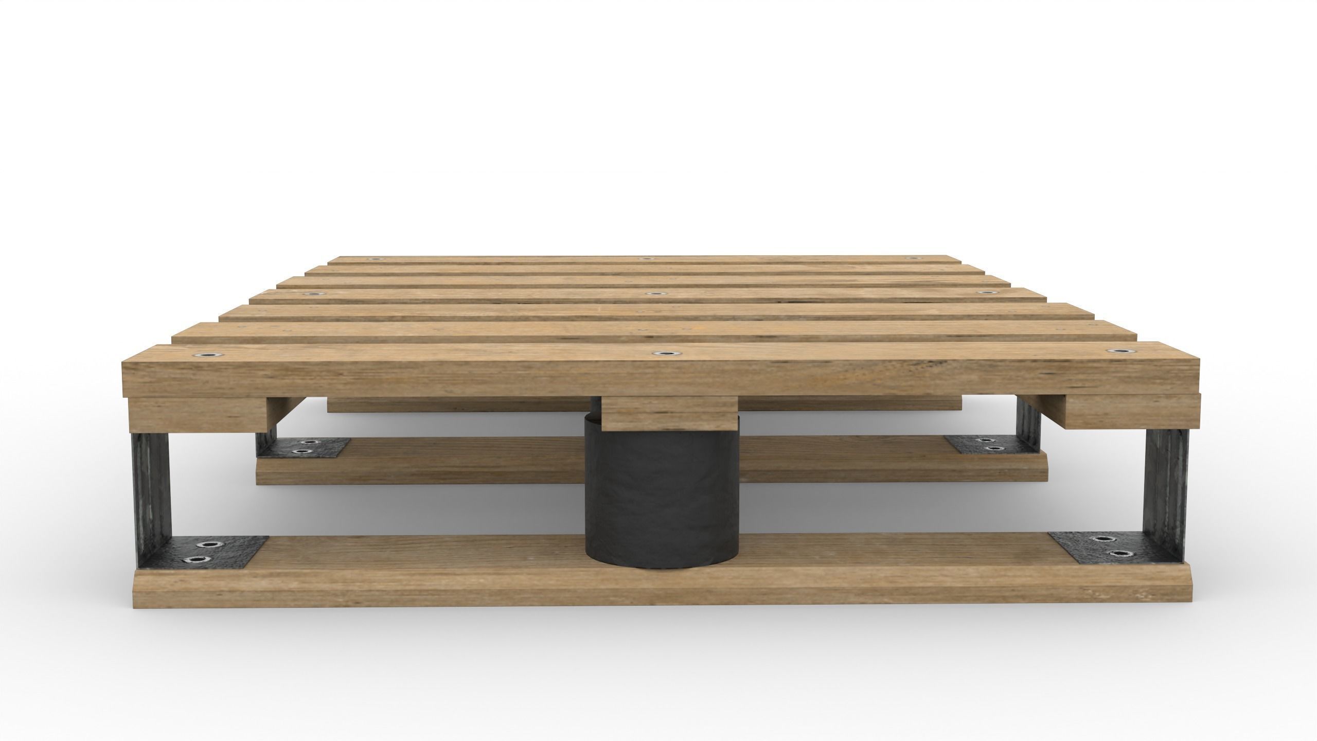 DHP pallet Low-poly 3D model_6