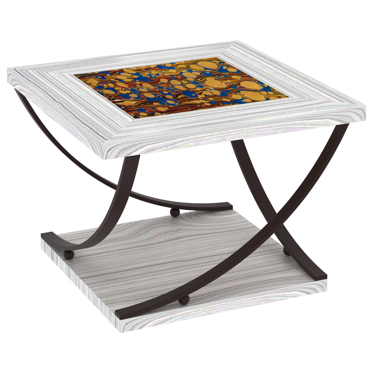 Wood furniture 3D model_2