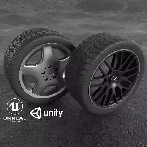 Car Wheels Tires Pack Collection 