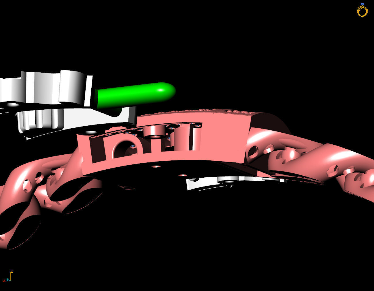 9 MM  CUBAN LINK CHAIN FOR BRACELET OR NECKLACE 3D print model_10