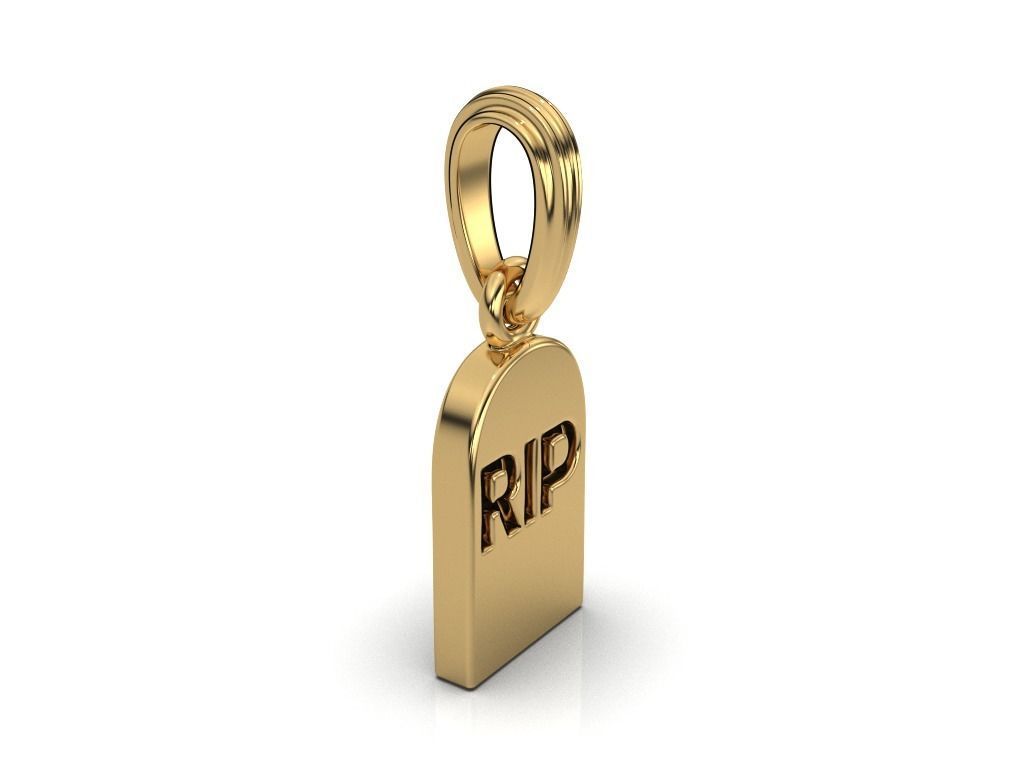 RIP PENDANT 3D print model_1