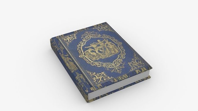 Book Rigged and Animated Low-poly 3D model