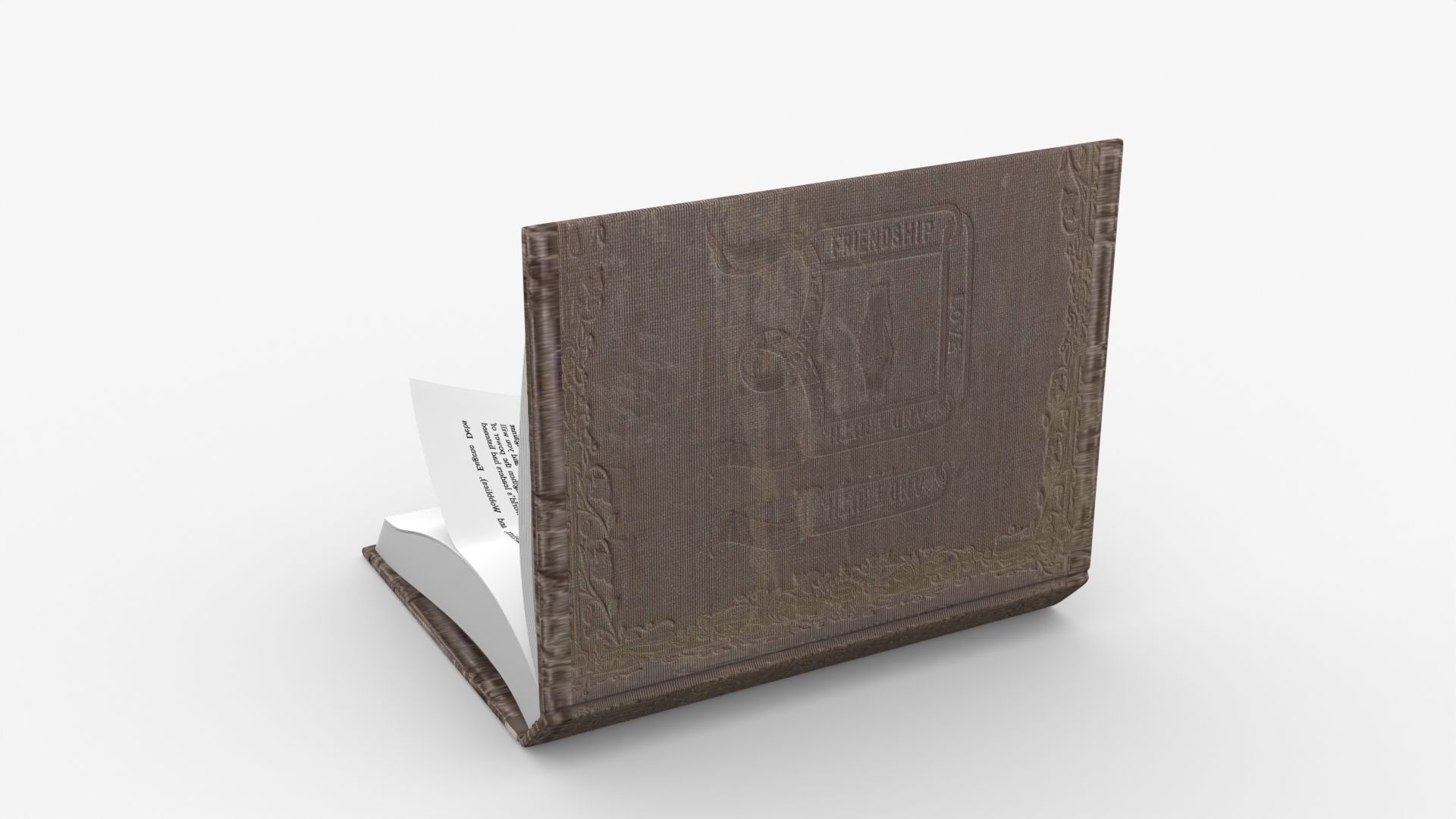 Book Rigged and Animated Low-poly 3D model_5