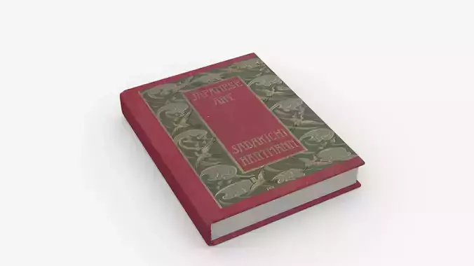 Book Rigged and Animated Low-poly 3D model