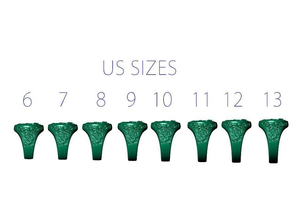 Cobra Skulls ring baroque pattern 3D print model_6