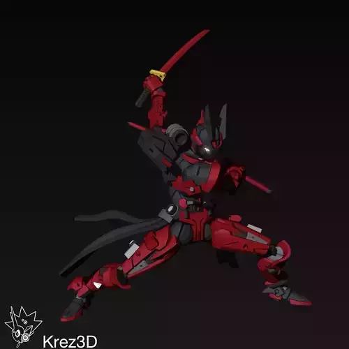 SA-1 Crimson Phantom 3D print model