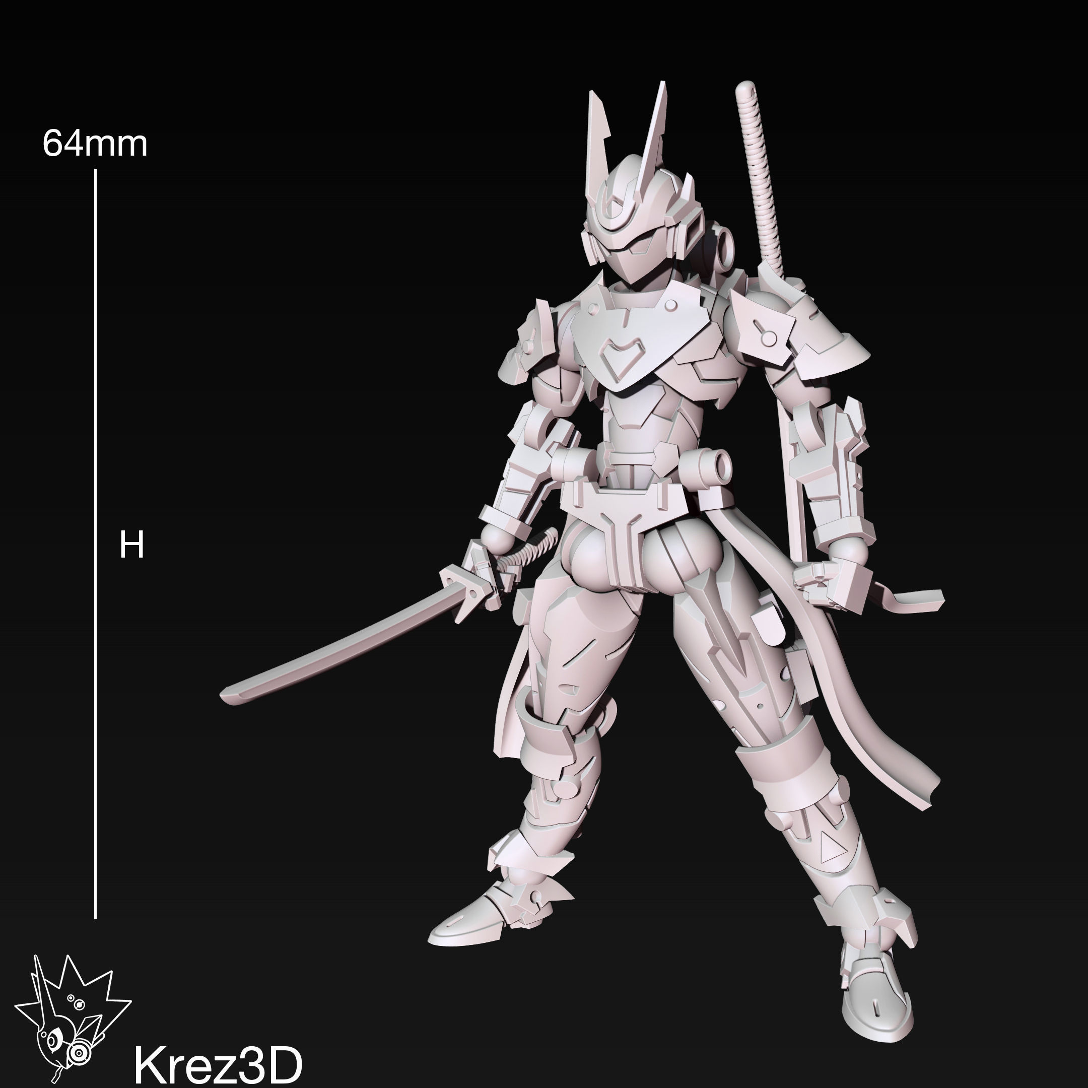 SA-1 Crimson Phantom 3D print model_2