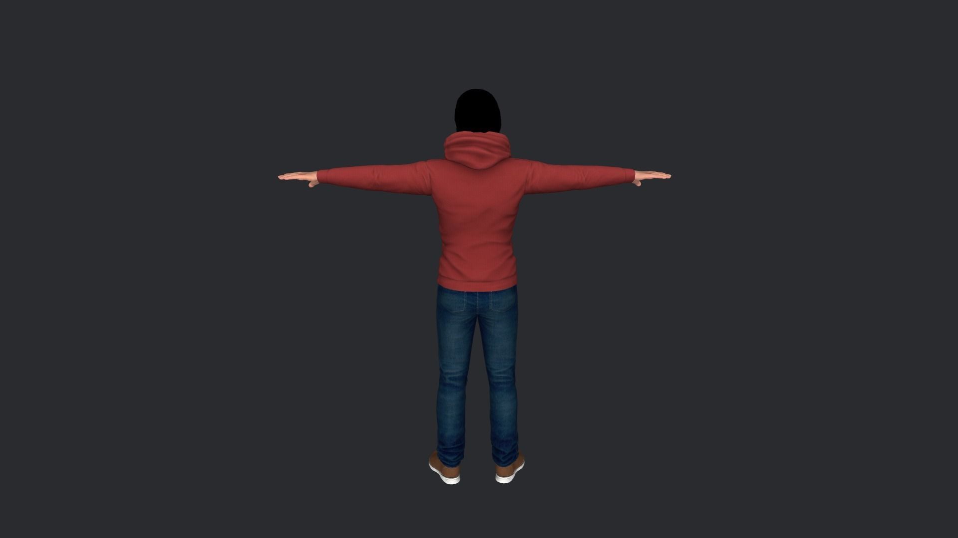 Brad Pitt Hyper Realistic Full Body Rigged Character 3D model_9