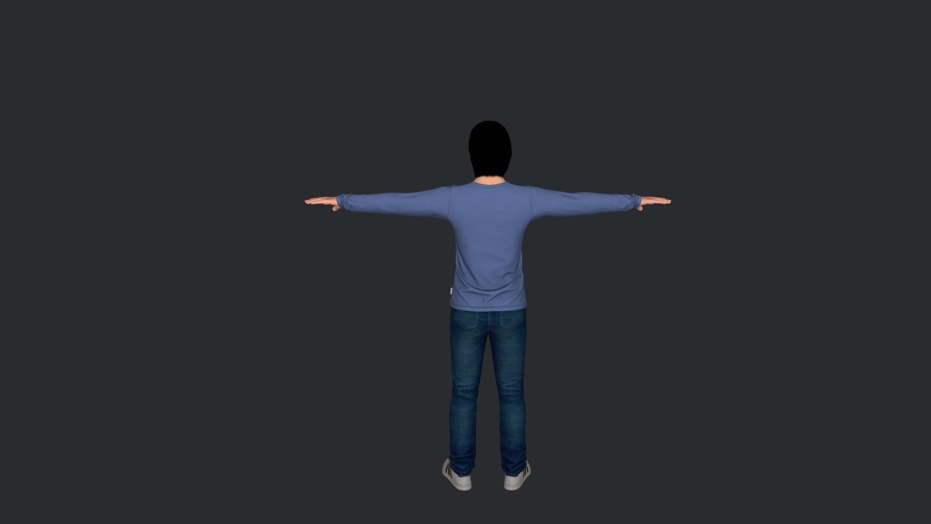 Brad Pitt Hyper Realistic Full Body Rigged Character 3D model_26