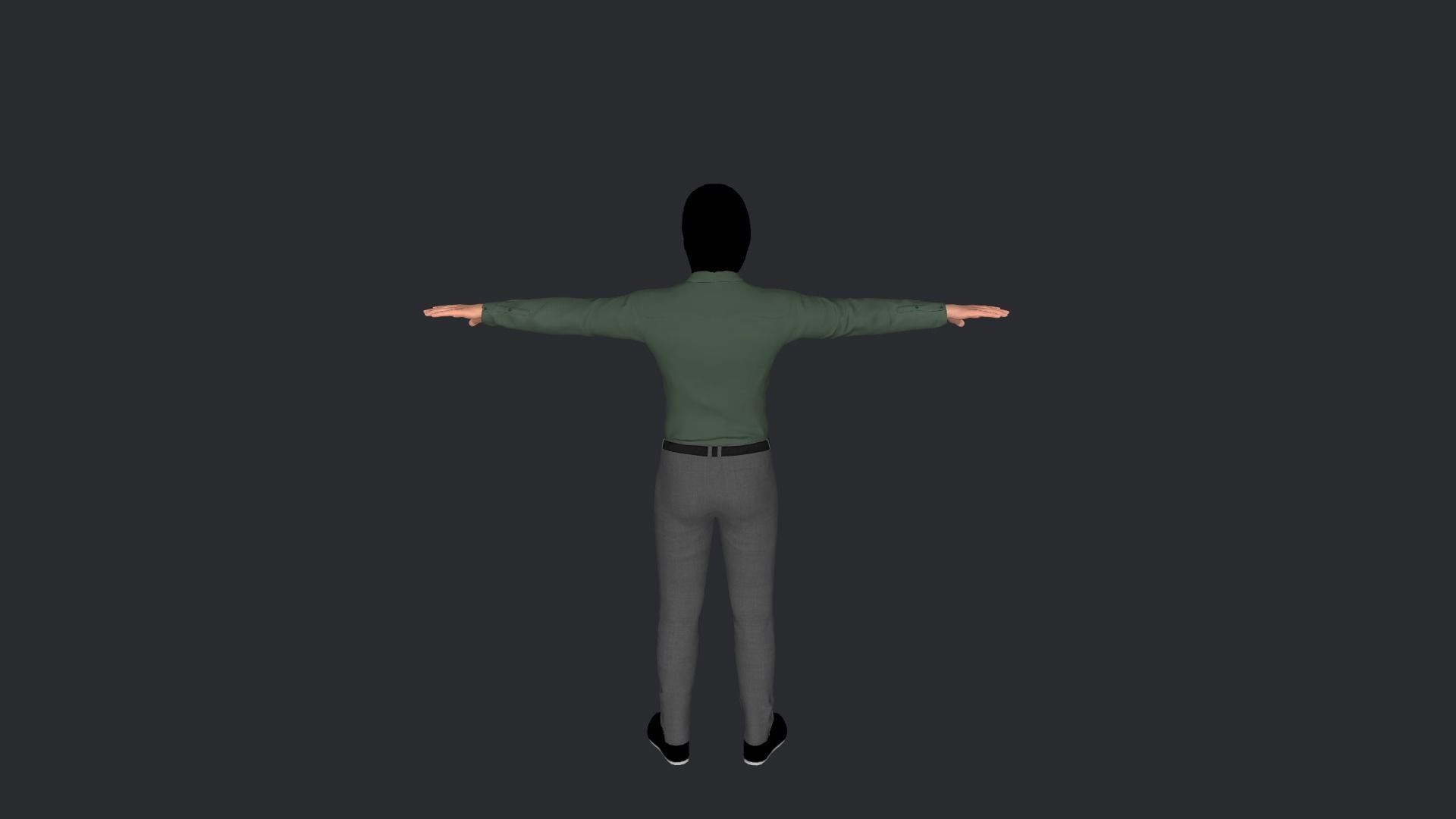 Brad Pitt Hyper Realistic Full Body Rigged Character 3D model_4