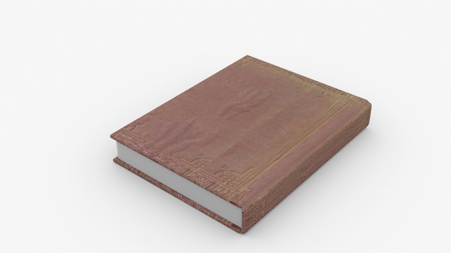 Book Rigged and Animated Low-poly 3D model_7