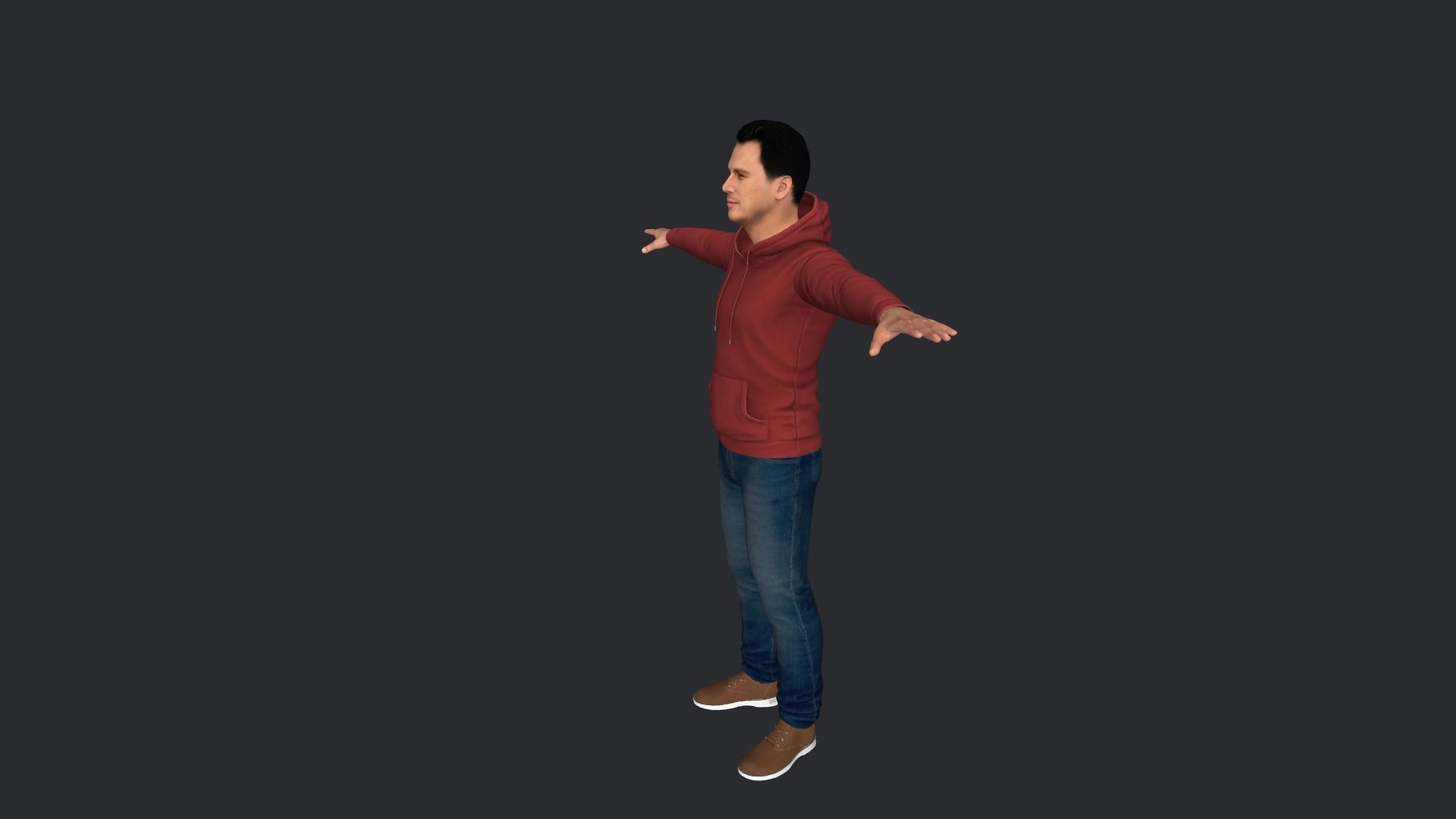 Channing-Tatum Hyper Realistic Full Body Rigged Character 3D model_8