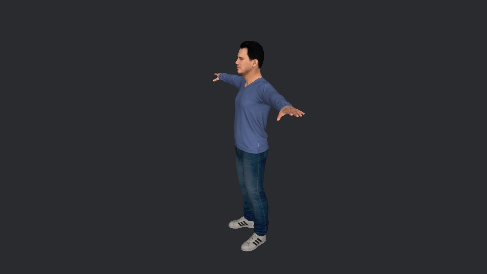 Channing-Tatum Hyper Realistic Full Body Rigged Character 3D model_14