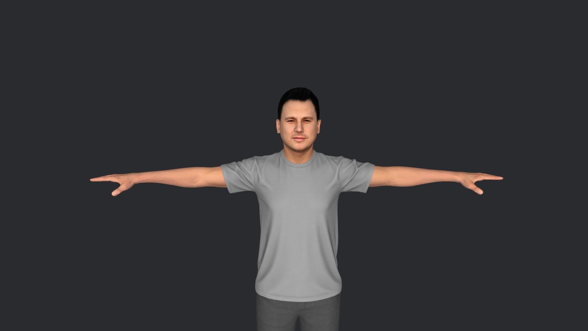 Channing-Tatum Hyper Realistic Full Body Rigged Character 3D model_17