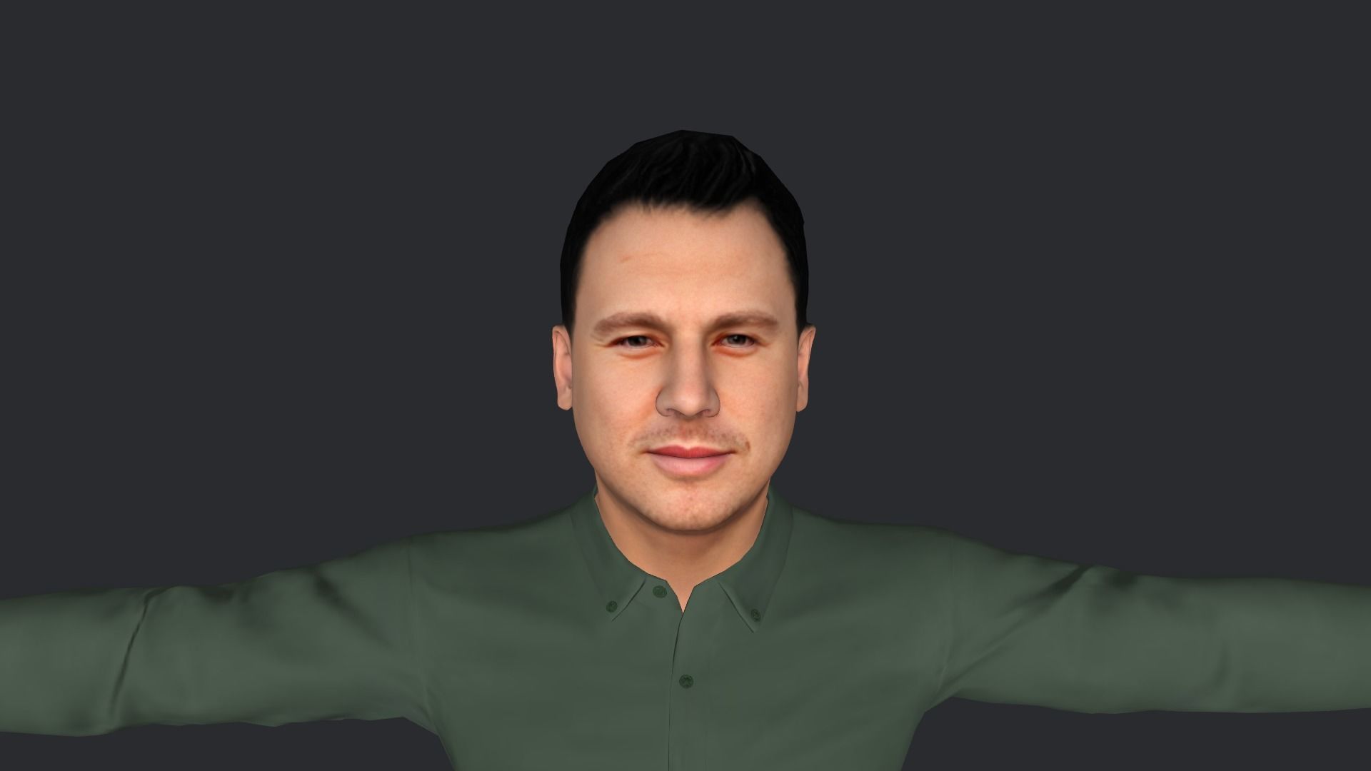 Channing-Tatum Hyper Realistic Full Body Rigged Character 3D model_21