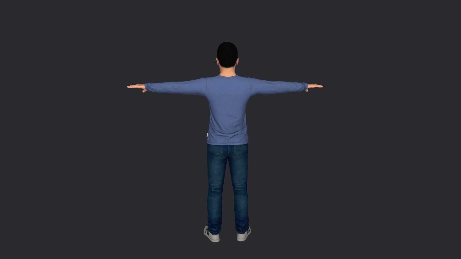 Channing-Tatum Hyper Realistic Full Body Rigged Character 3D model_15