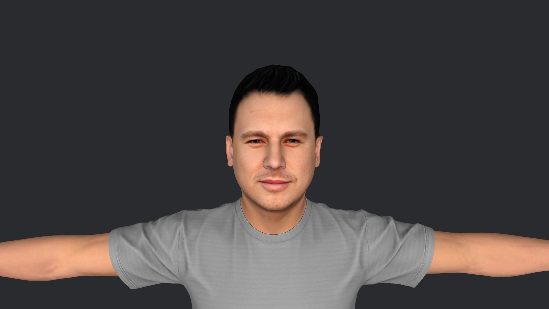 Channing-Tatum Hyper Realistic Full Body Rigged Character 3D model_16