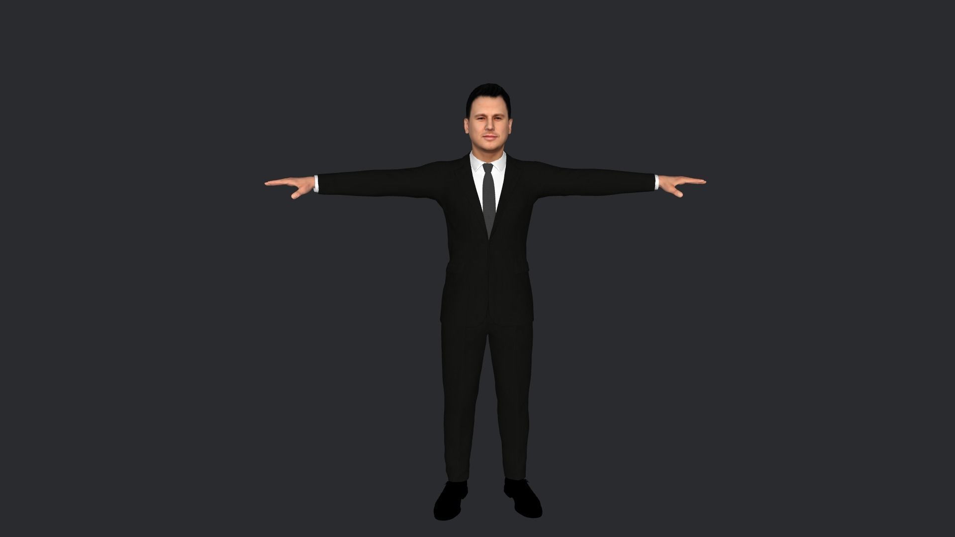 Channing-Tatum Hyper Realistic Full Body Rigged Character 3D model_12