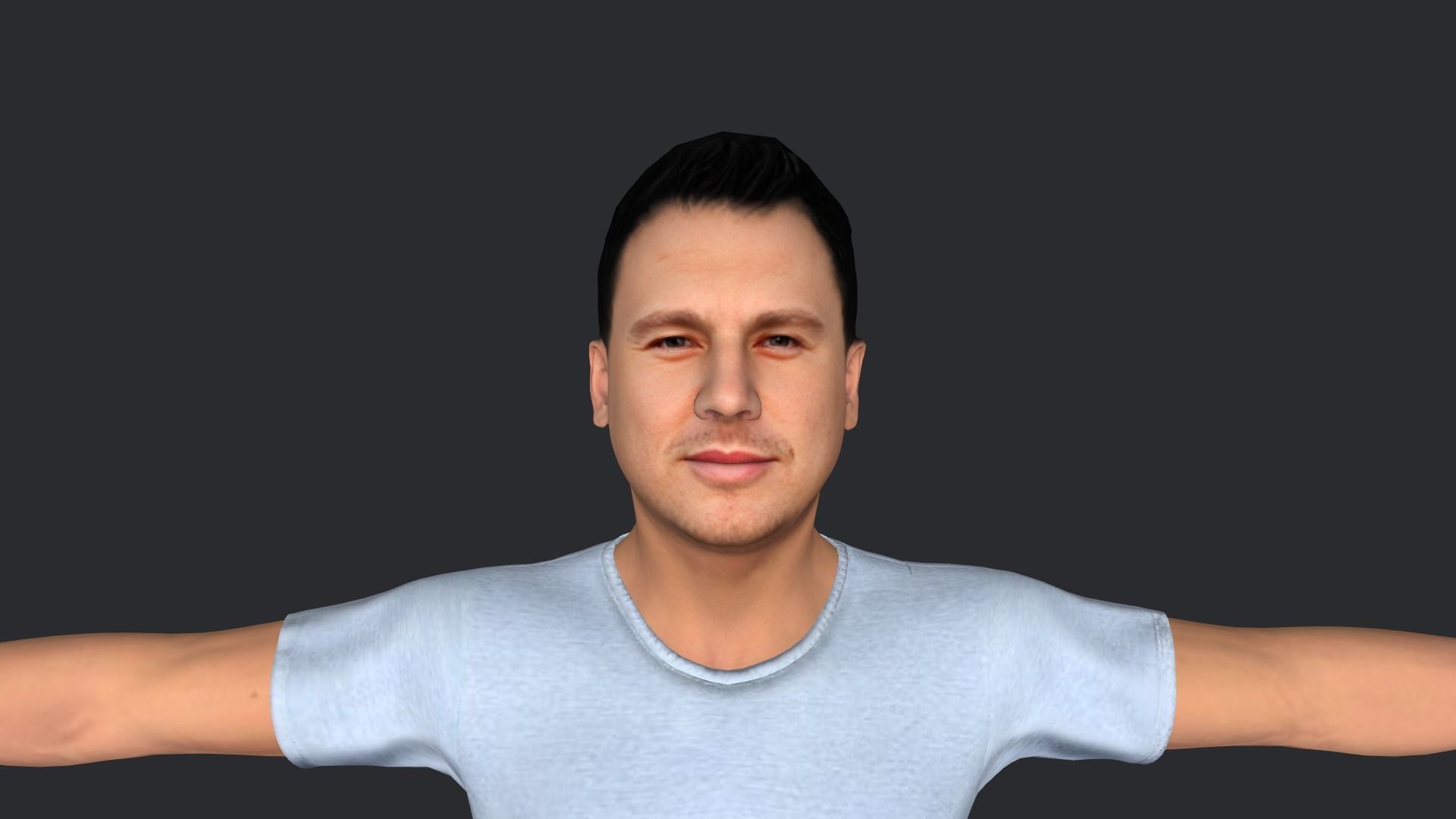 Channing-Tatum Hyper Realistic Full Body Rigged Character 3D model_31