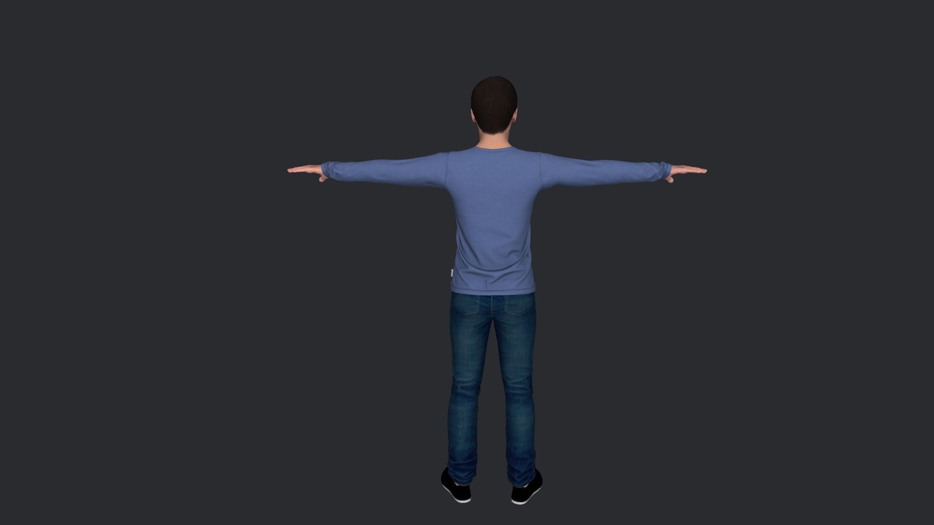 Chris Hemsworth Hyper Realistic Full Body Rigged Character 3D model_20