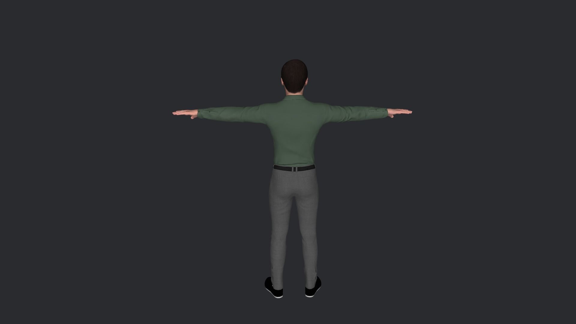 Chris Hemsworth Hyper Realistic Full Body Rigged Character 3D model_4