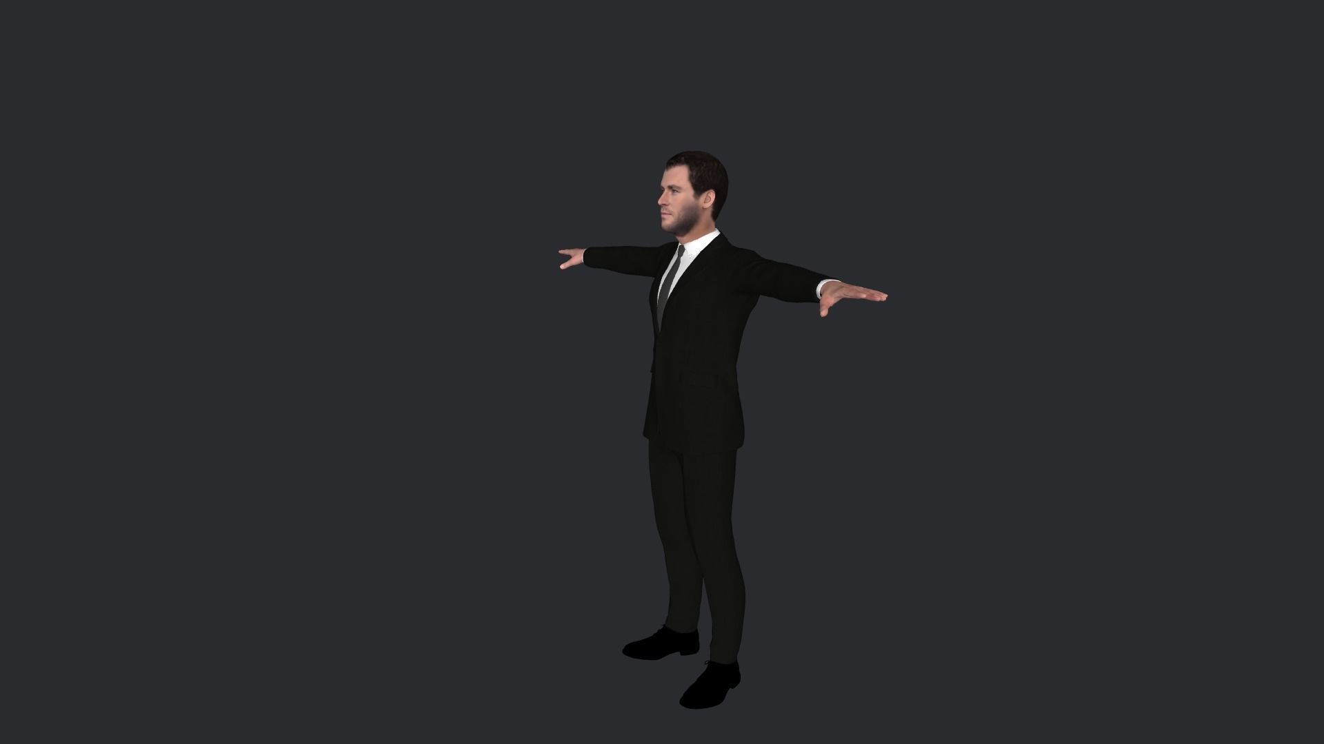 Chris Hemsworth Hyper Realistic Full Body Rigged Character 3D model_23
