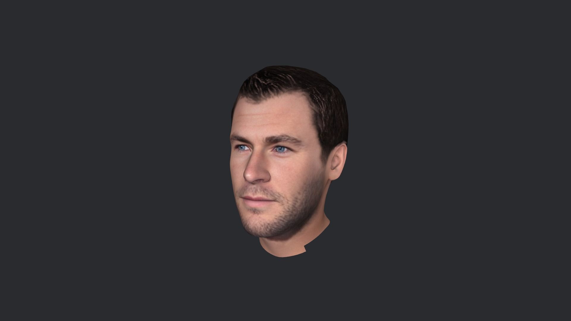 Chris Hemsworth Hyper Realistic Full Body Rigged Character 3D model_34