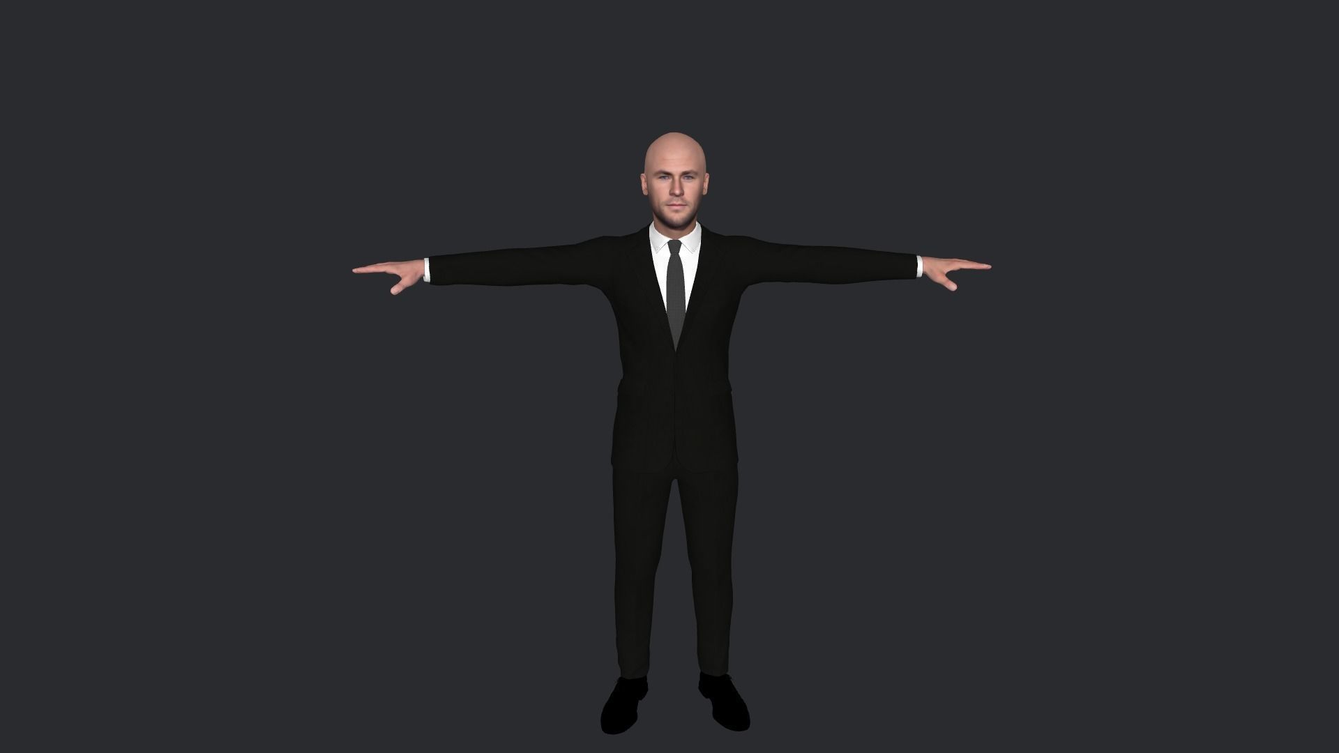 Chris Hemsworth Hyper Realistic Full Body Rigged Character 3D model_29