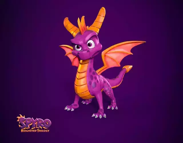 Dragon Spyro miniature