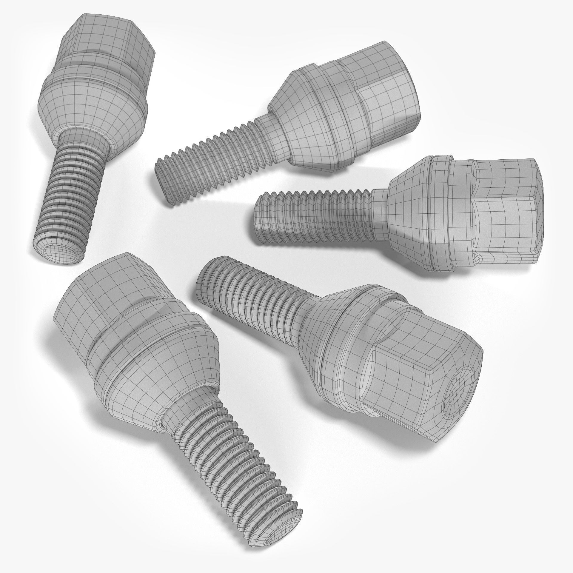 Bolt Hub Free 3D model_2