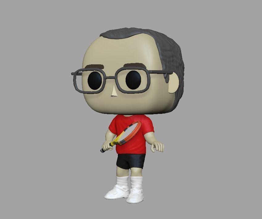 Funko Tenista 3D print model_3