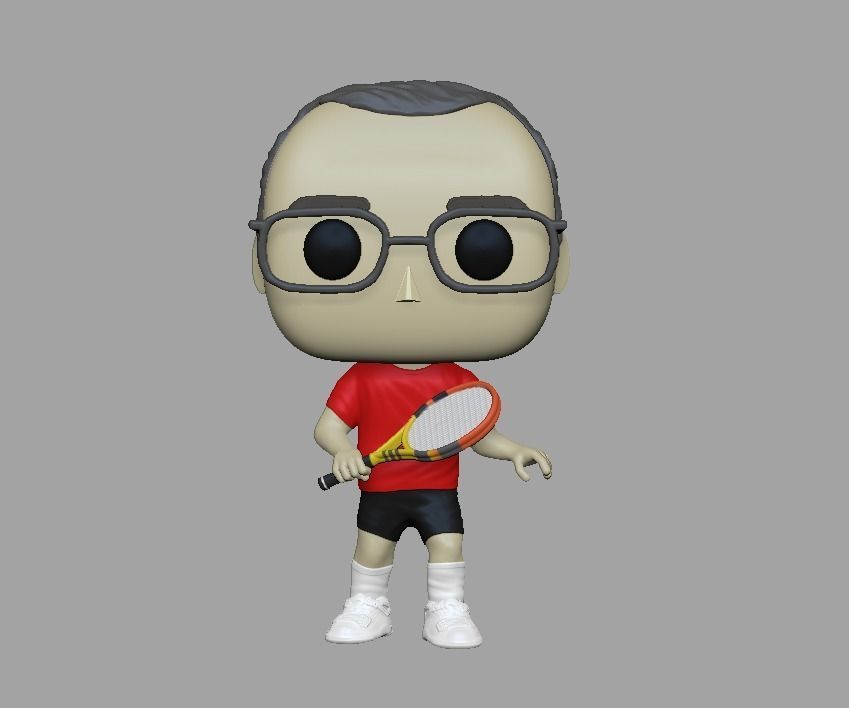 Funko Tenista 3D print model_2