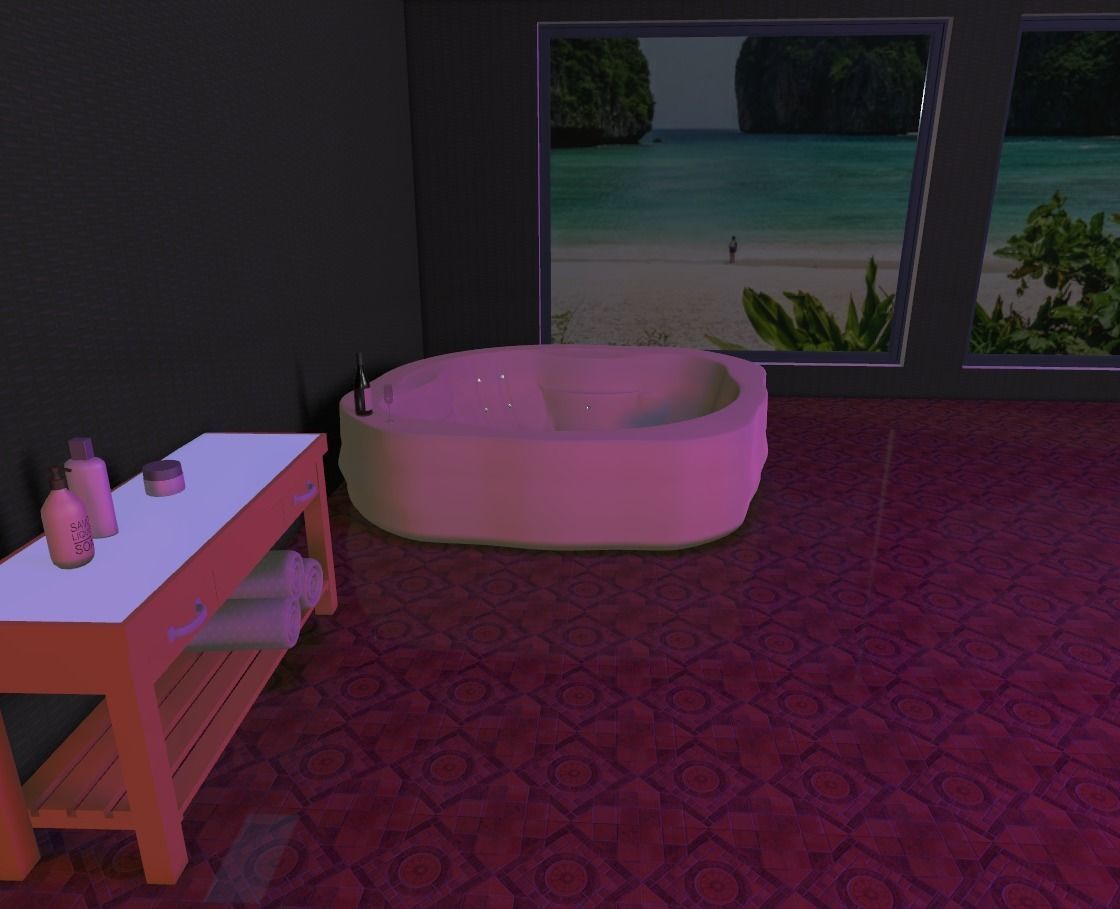 Maya Bay Island Thailand  Low-poly 3D model_21