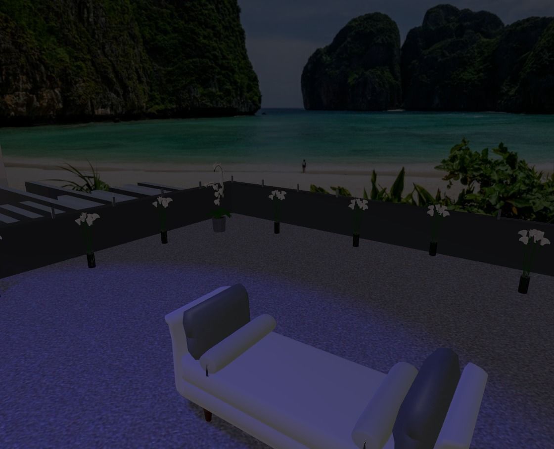 Maya Bay Island Thailand  Low-poly 3D model_38