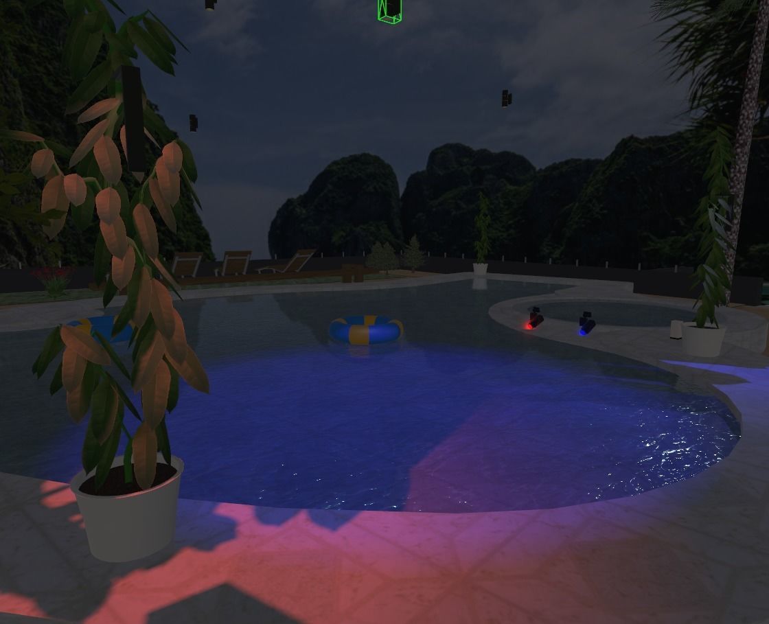 Maya Bay Island Thailand  Low-poly 3D model_29