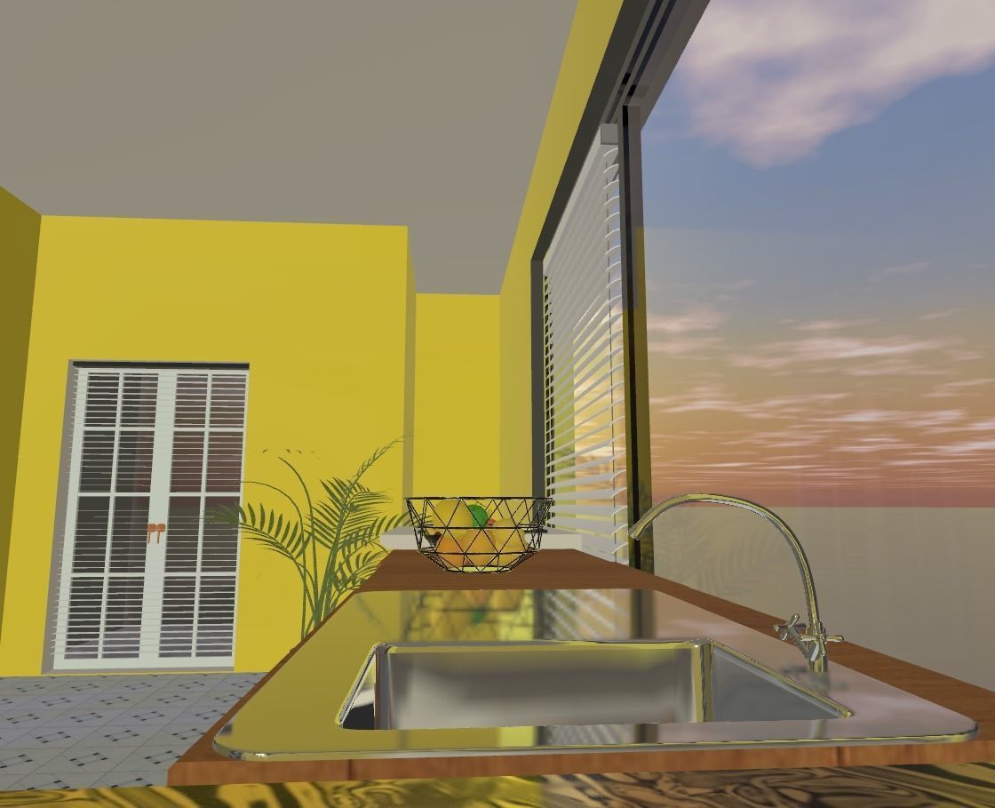 Maya Bay Island Thailand  Low-poly 3D model_10