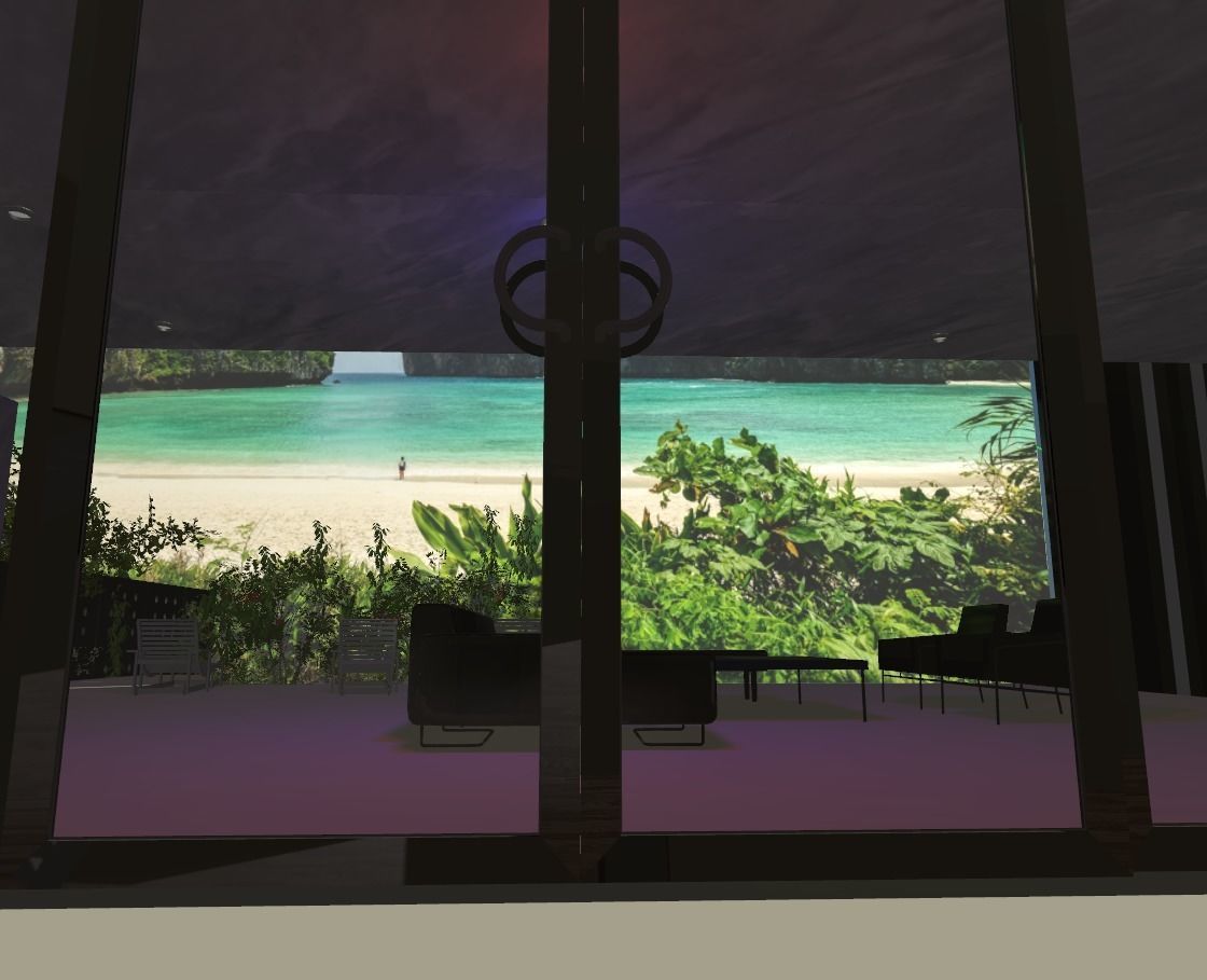 Maya Bay Island Thailand  Low-poly 3D model_16