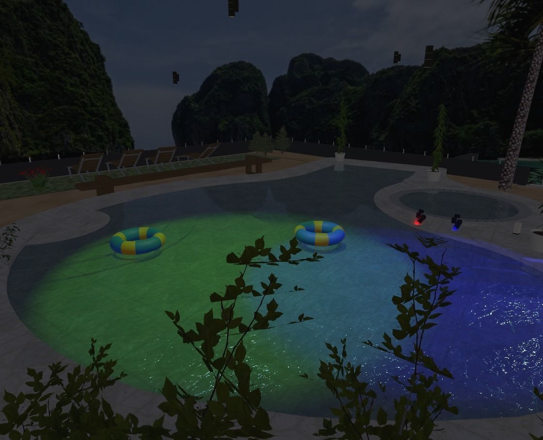 Maya Bay Island Thailand  Low-poly 3D model_34