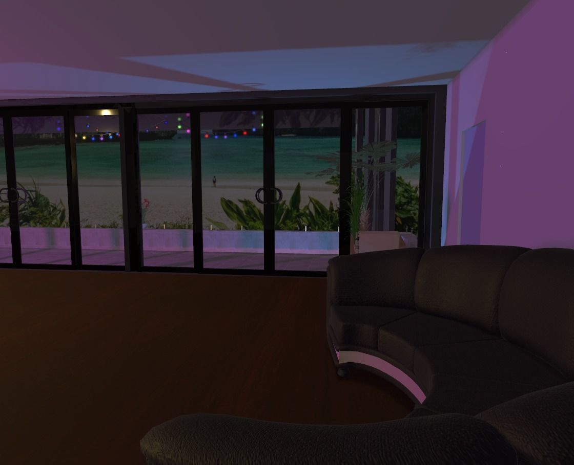 Maya Bay Island Thailand  Low-poly 3D model_11