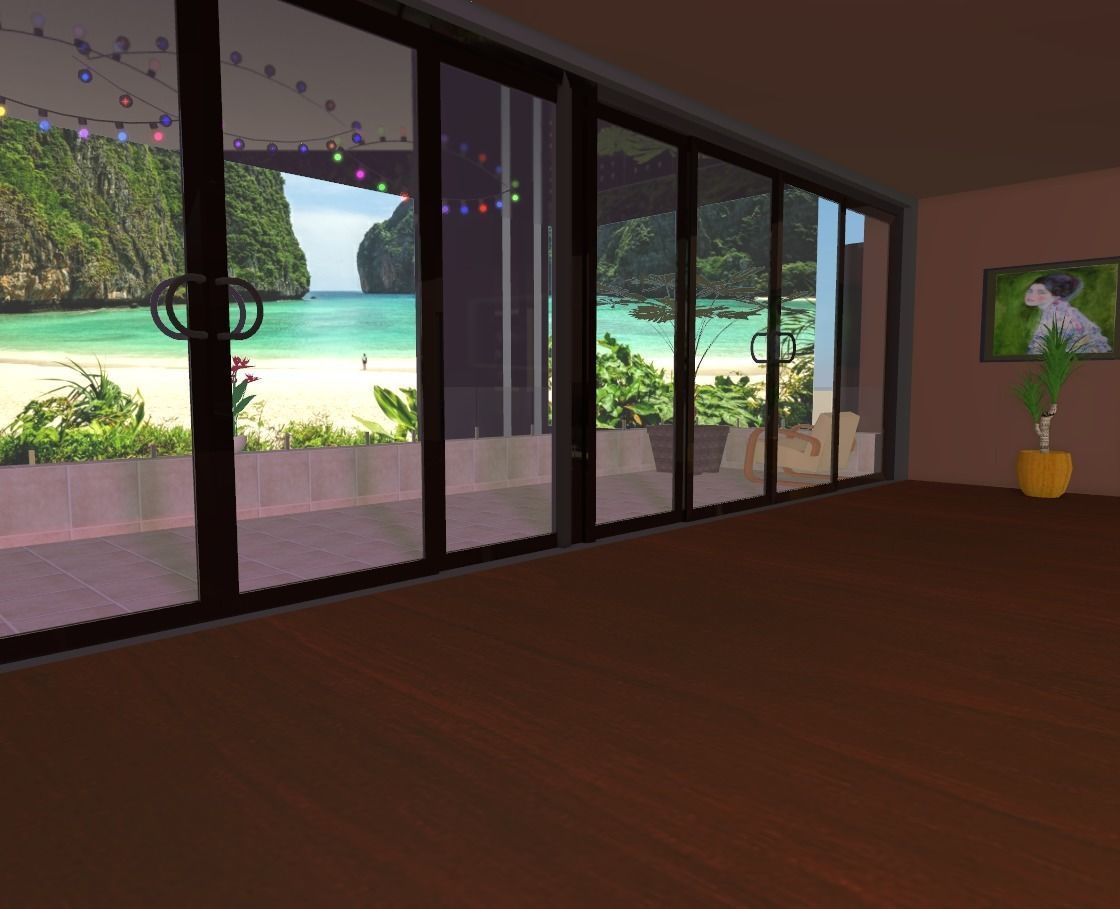 Maya Bay Island Thailand  Low-poly 3D model_15