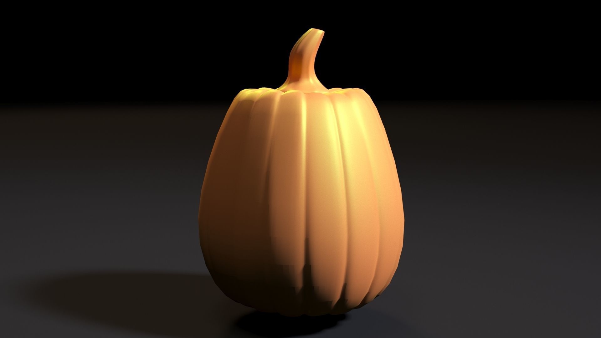 Scary halloween pumpkin 3D print model_7