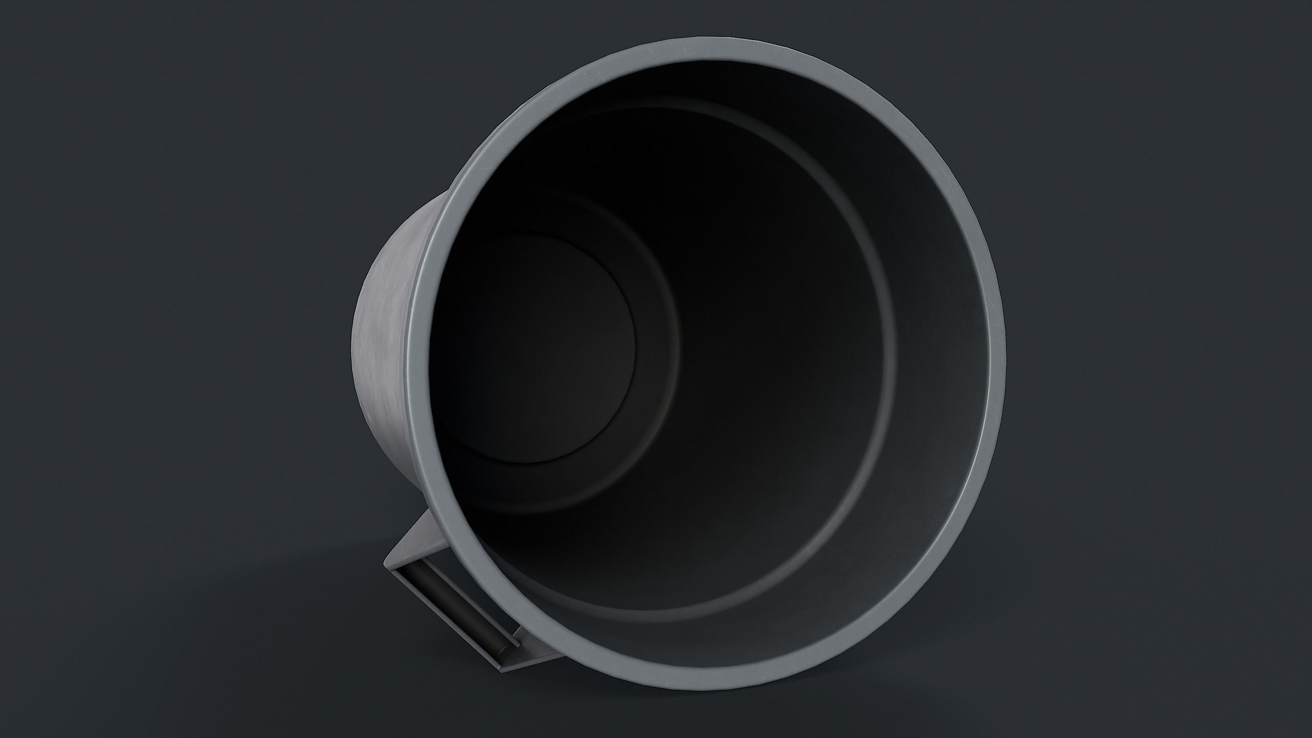 Street Trash Can 39 PBR Game Ready Low-poly 3D model_21