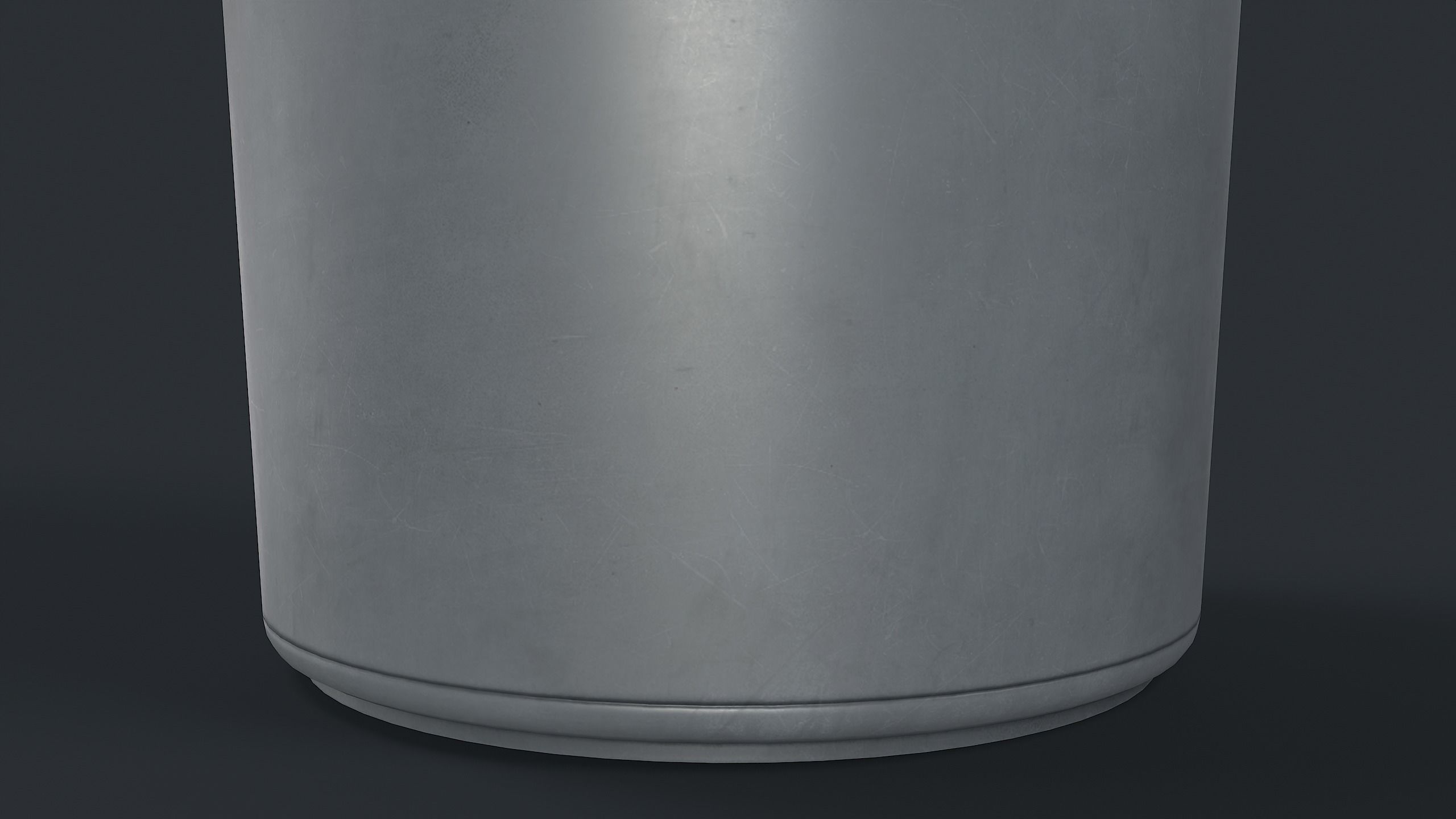 Street Trash Can 39 PBR Game Ready Low-poly 3D model_14