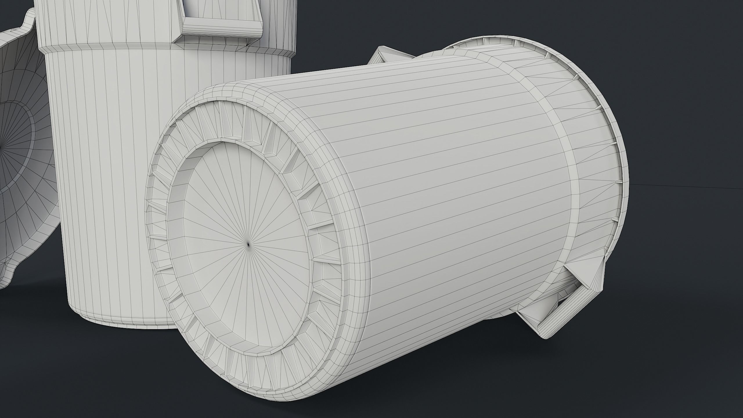 Street Trash Can 39 PBR Game Ready Low-poly 3D model_24