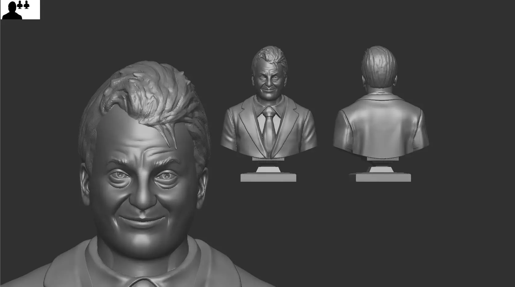 Sanjay Dutt  bust  3D print model_0