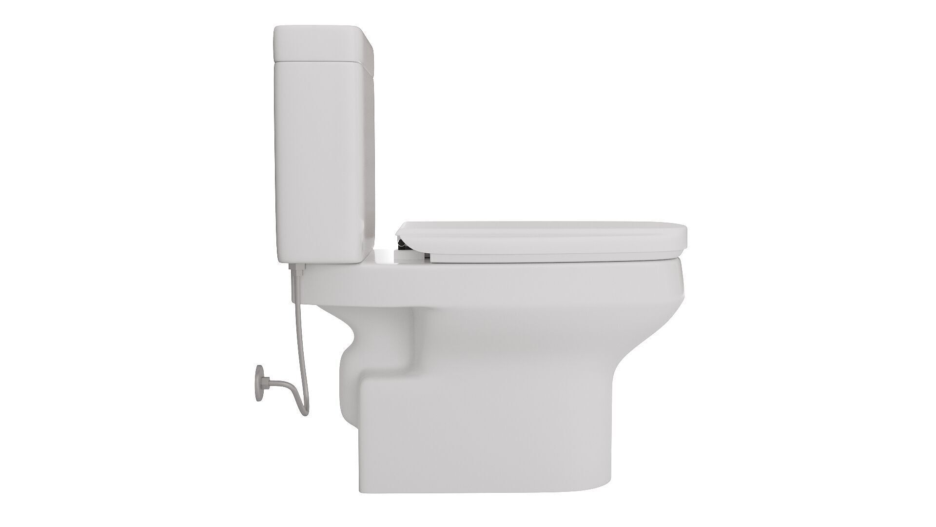 Modern Toilet Set with Two Color Variants 3D model_3